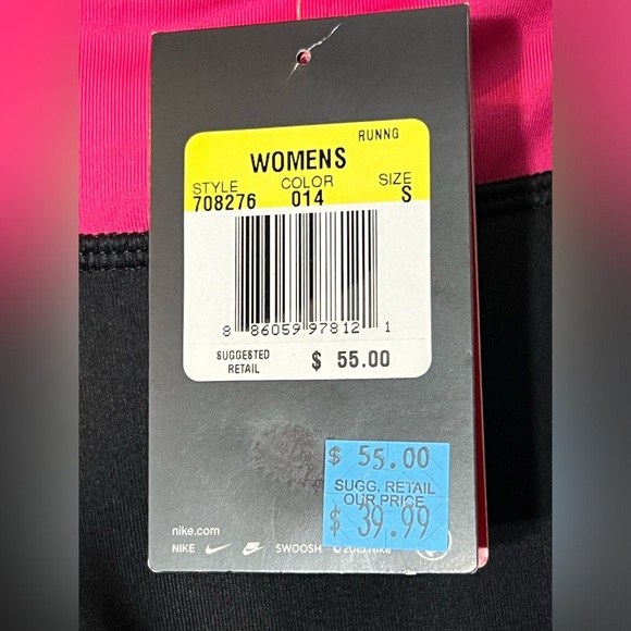 Nike Dri-Fit Cropped Running Leggings - Picture 3 of 4